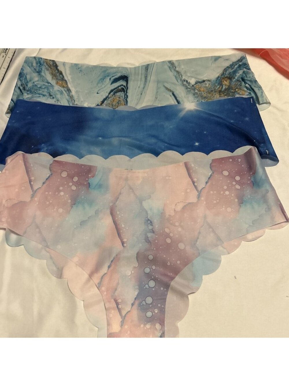 Morvia 3pk Tie-dye Assorted Colors Woman’s panties XXL Lingerie Seamless. New